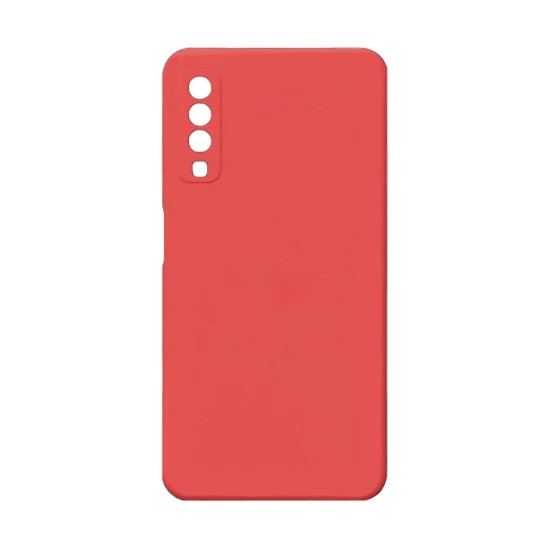 Capa de Silicone para Samsung Galaxy A7 2018 Vermelho